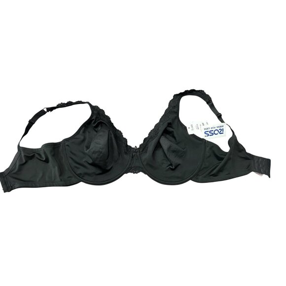 Berlei Lingerie Lace Bra Black Size 40DD Satin Bow Adjustable Strap Intimate NWT - Picture 1 of 9